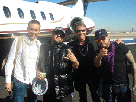 DJ Kane & AB Quintanilla III in Las Vegas for the 10th Annual Latin Grammys